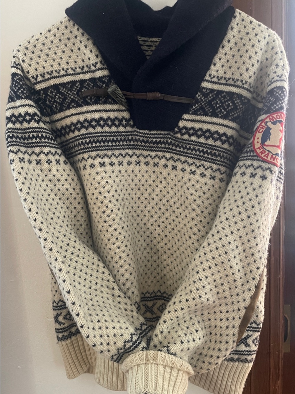 Vintage Polo by Ralph Lauren Chamonix Ski Club Fair Isle Sweater